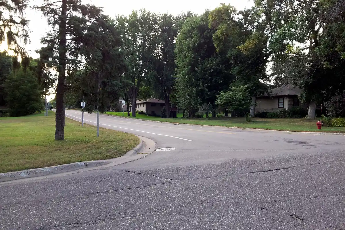 Edgerton Street in Little Canada, Minnesota