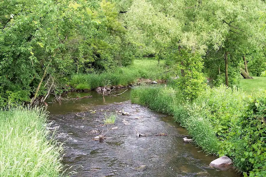 The Credit River in Hidden Valley Park, Savage, Minnesota